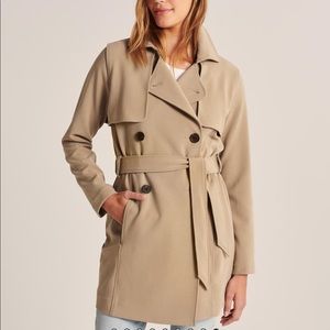Abercrombie & Fitch Drapey Trench Coat
